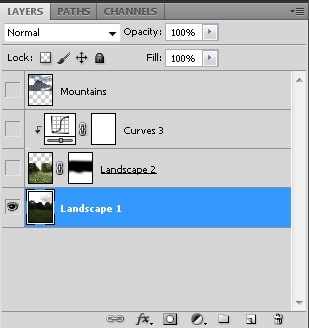 ایجاد یک منظره زیبا در فتوشاپ ایجاد یک منظره زیبا در فتوشاپ