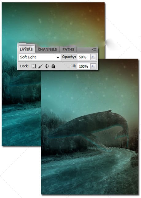 ایجاد منظره زیبا در زیر آب با استفاده از فتوشاپ ایجاد منظره زیبا در زیر آب با استفاده از فتوشاپ
