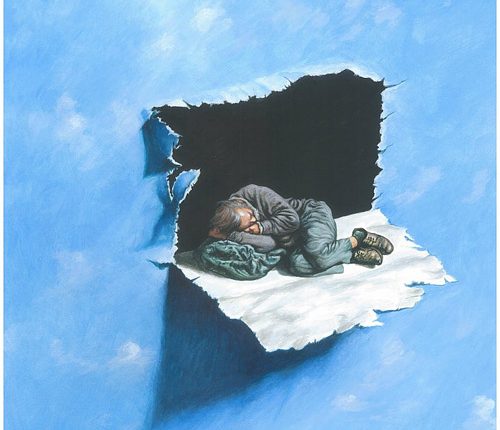 1-man-sleeping-with-no-home-painting