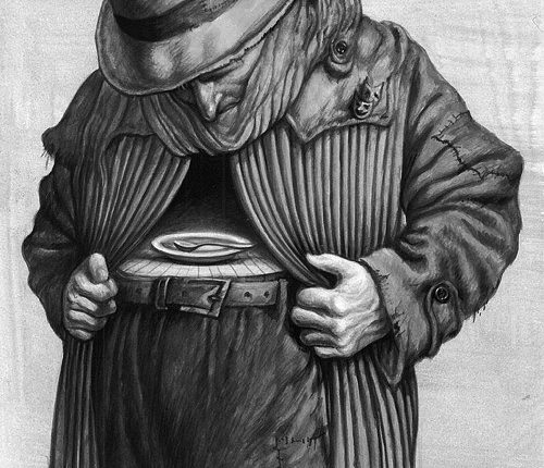 6-poor-man-demonstrating-hunger-painting