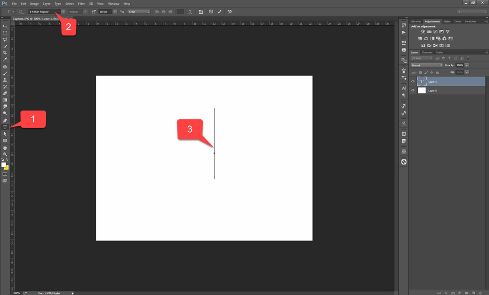 فارسی نویسی در فتوشاپ