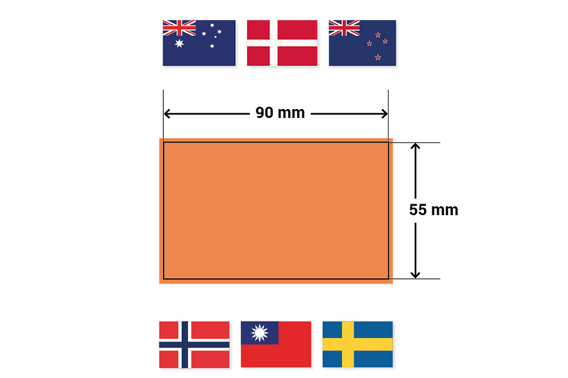 سایز کارت ویزیت