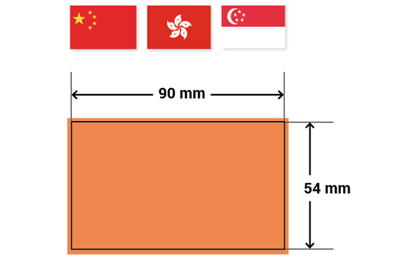 سایز کارت ویزیت