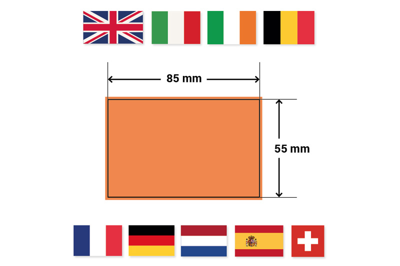 سایز کارت ویزیت