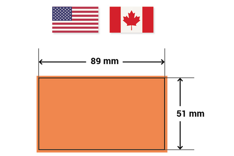 سایز کارت ویزیت