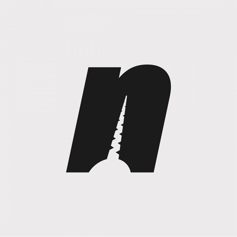 لوگو خلاقانه نهنگ دریایى قطب شمال 