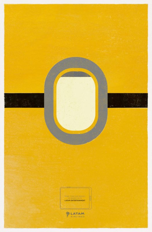 6 پوستر تبلیغاتی با استفاده از قطعات هواپیما پوستر تبلیغاتی فیلم Minions