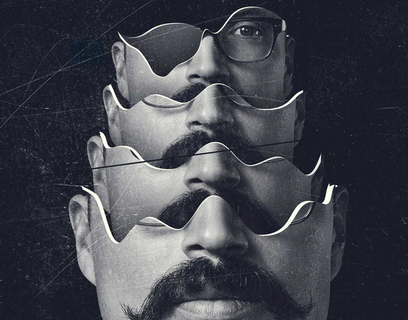 آموزش چند تکه کردن صورت در فتوشاپ Face Pieces تکه کردن صورت