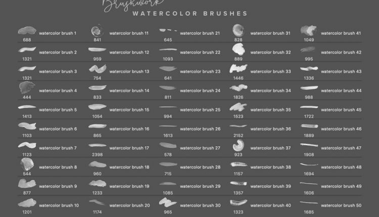 براش آبرنگی