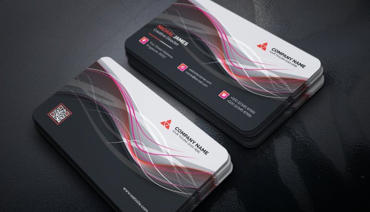 کارت ویزیت لایه باز