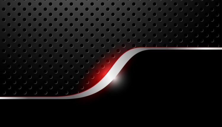 وکتور انـتزاعی قـرمز و مـشکی