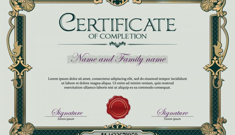 وکتور گواهینامه