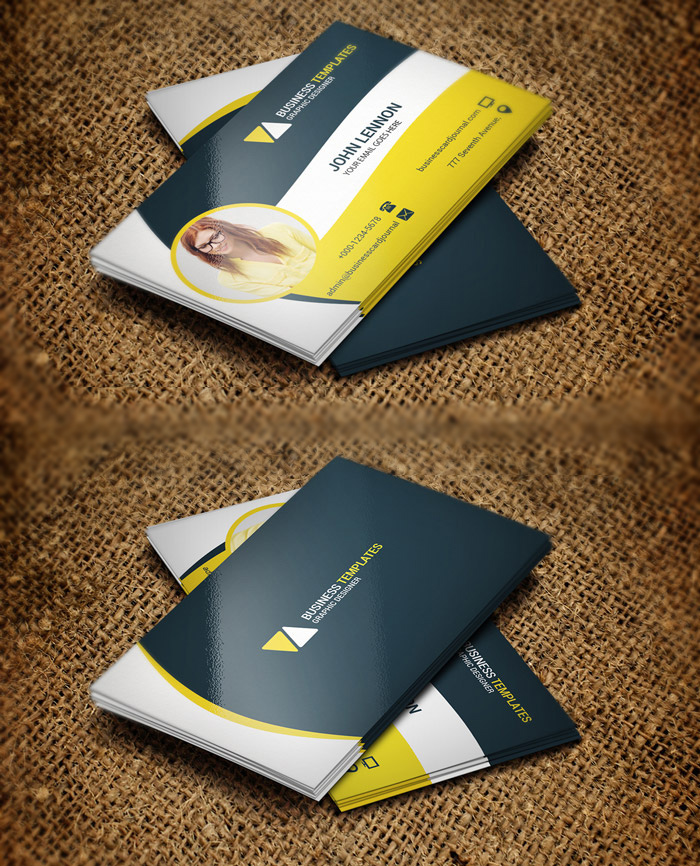 دانلود کارت ویزیت لایه باز شخصی سری اول Business Card PSD کارت ویزیت شخصی