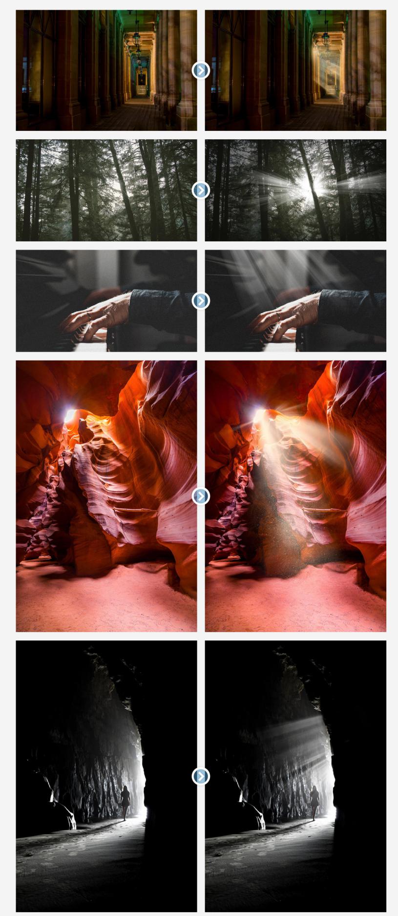 براش پرتوی نور