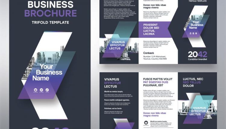 فایل لایه باز بروشور