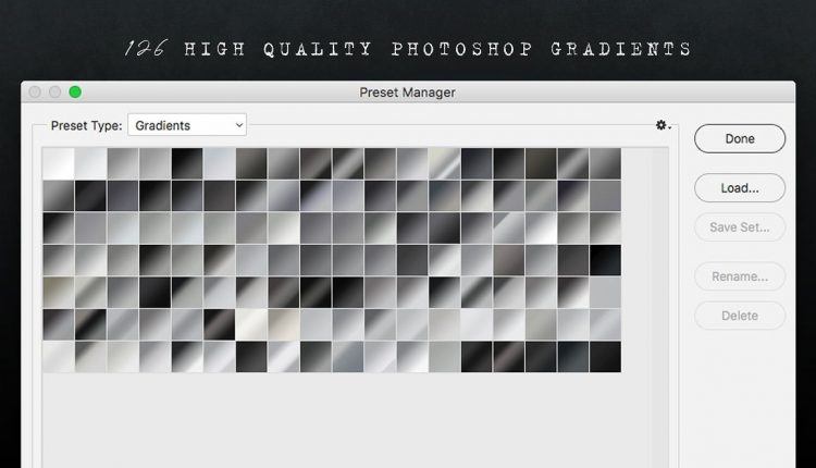 گرادینت سیاه و سفید