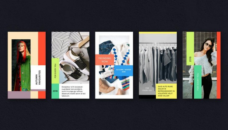 قالب استوری اینستاگرام