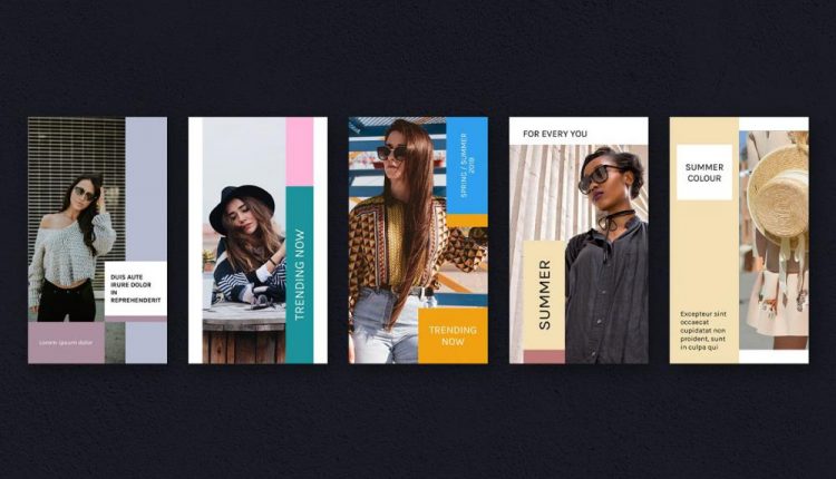 قالب استوری اینستاگرام