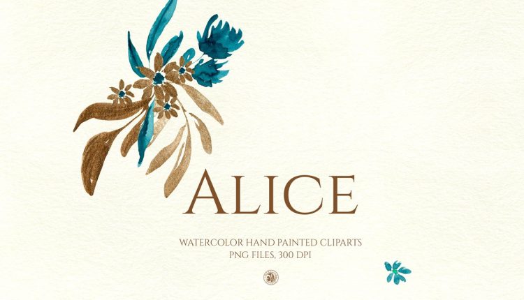 گل های آبرنگی