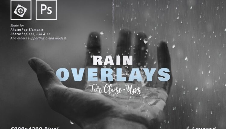 فایل لایه باز باران