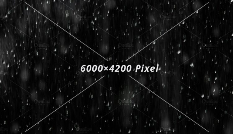 فایل لایه باز باران