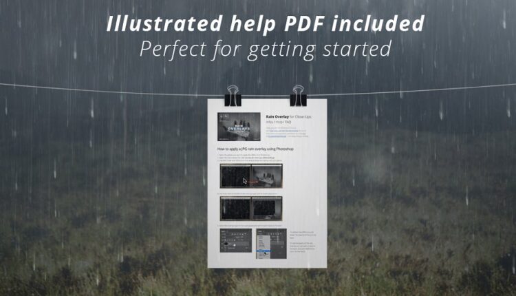 فایل لایه باز باران