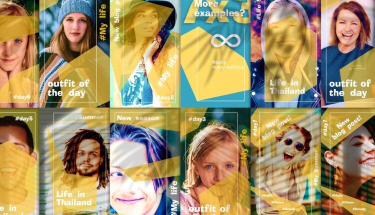 قالب های آماده استوری اینستاگرام