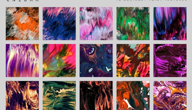 پس زمینه بافت نقاشی انتزاعی