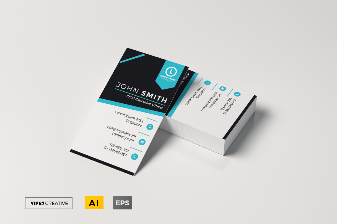 کارت ویزیت لایه باز شرکتی