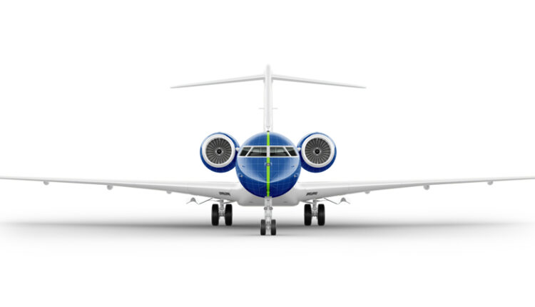 موکاپ جذاب هواپیما