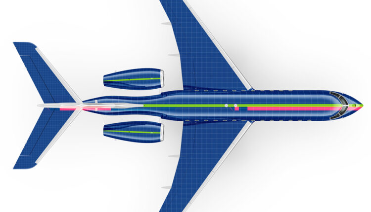 موکاپ جذاب هواپیما