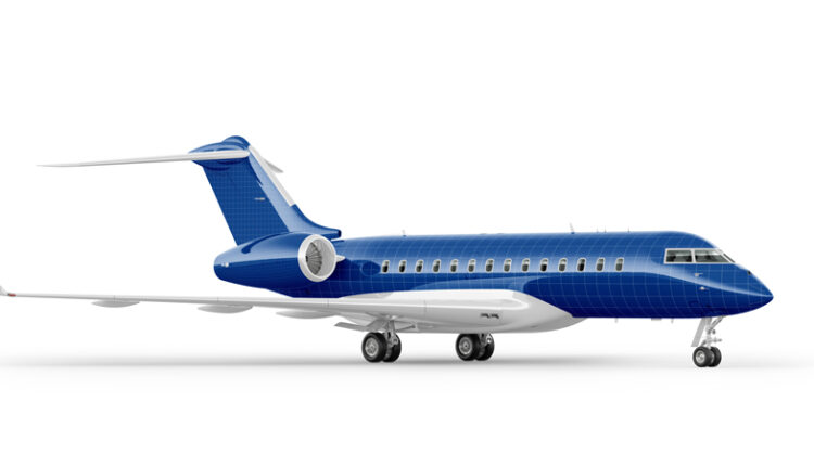 موکاپ جذاب هواپیما