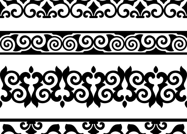 وکتور اسلیمی برای قاب