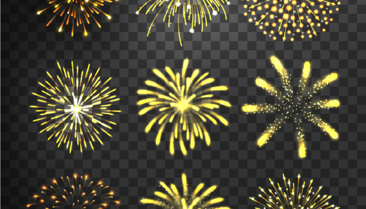 وکتورهای جذاب و مختلف آتش بازی