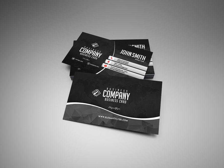 سری هفتم کارت ویزیت لایه باز شرکتی PSD Business Card کارت ویزیت لایه باز شرکتی