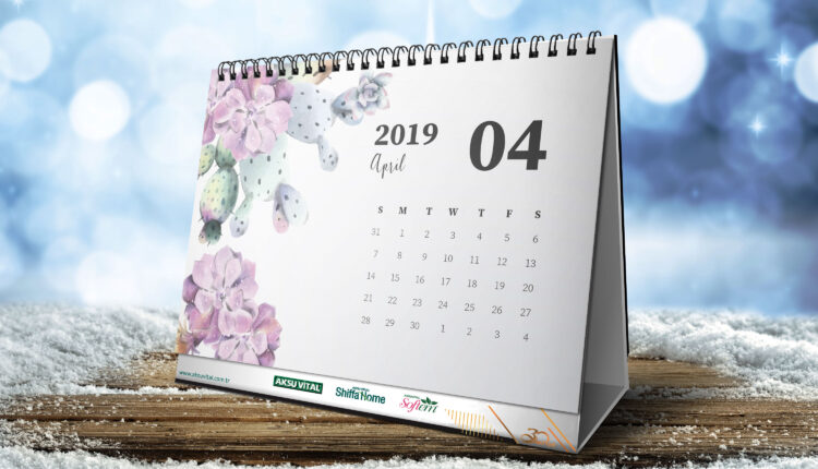 موکاپ جدید تقویم