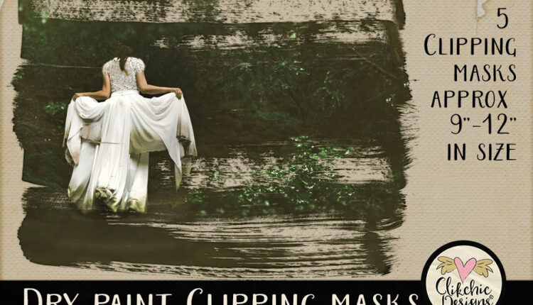 تصاویر PNG ماسک رنگ خشک