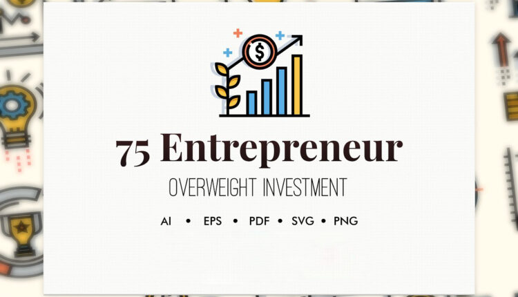 75 آیکن کارآفرینی خطی