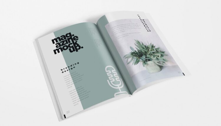 موکاپ زیبای مجله