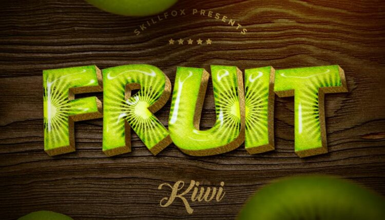 استایل نوشته میوه فتوشاپ