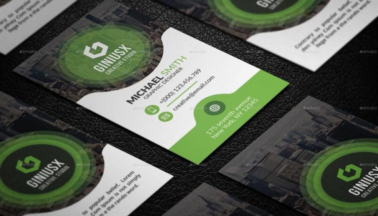 کارت ویزیت لایه باز