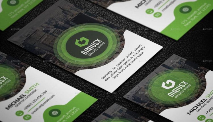 کارت ویزیت لایه باز