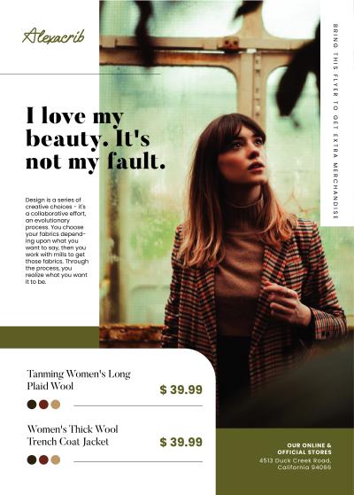 قالب ساده و مینیمال تراکت فشن