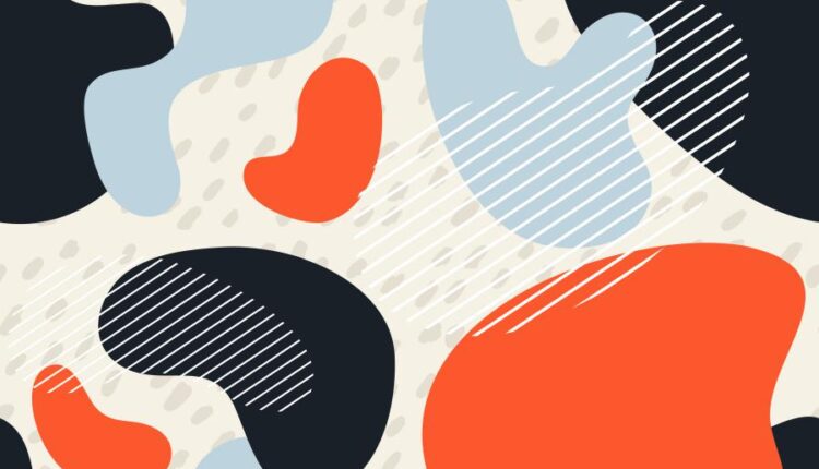 پترن های حبابی رنگارنگ