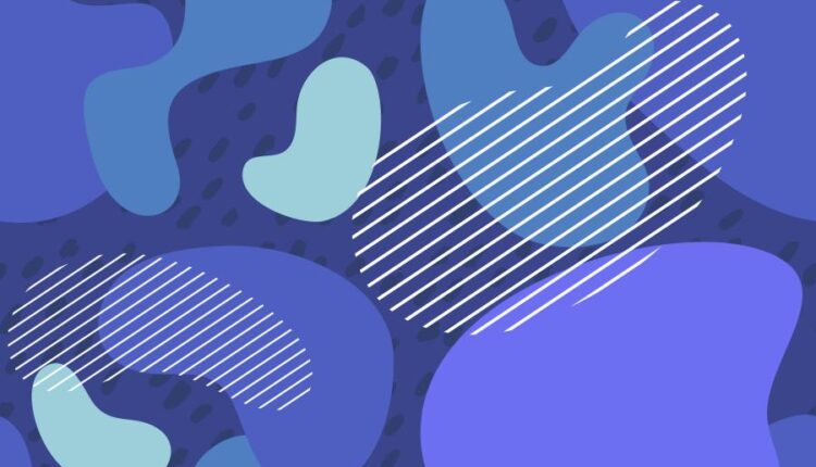 پترن های حبابی رنگارنگ