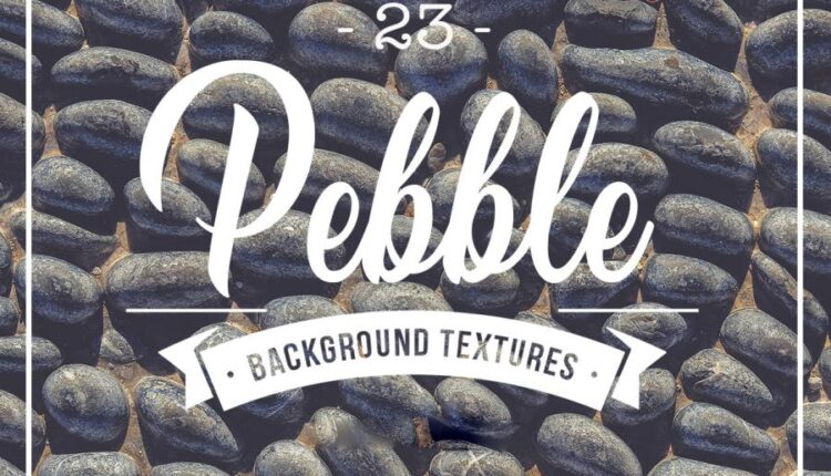 تکسچر سنگ ریزه دریا