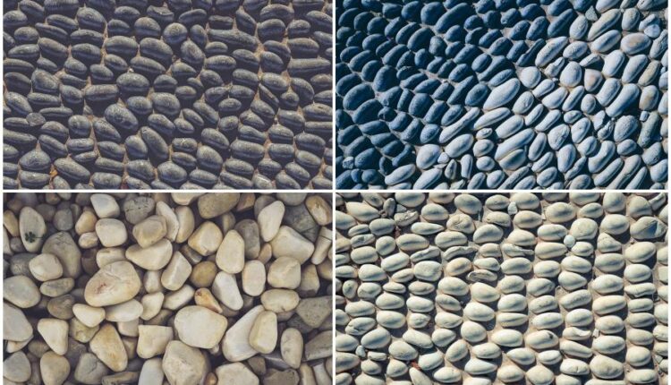 تکسچر سنگ ریزه دریا