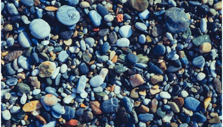 تکسچر سنگ ریزه دریا