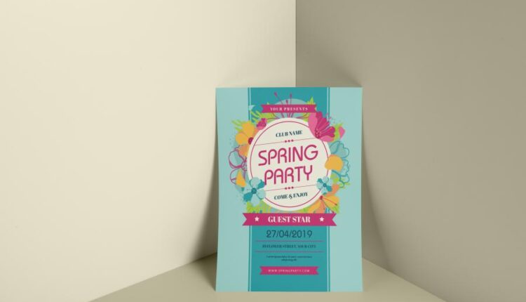 قالب آماده تراکت جشنواره و نمایشگاه بهاره