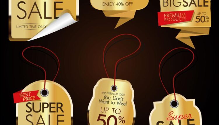 مجموعه لیبل های طلایی